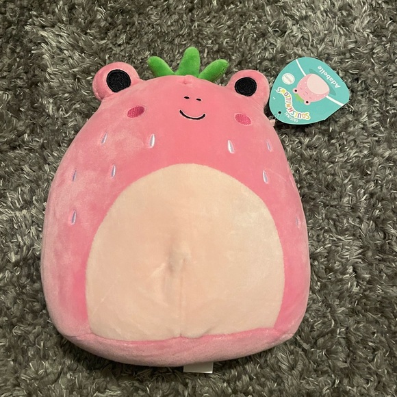 Squishmallows Adabelle the Strawberry Frog 8 Inch Plush - Picture 1 of 2